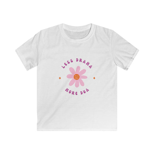 Less Drama More Dua Kids Softstyle Tee